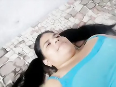 They leave my innocent step sister in charge and I end up fucking her tight pussy